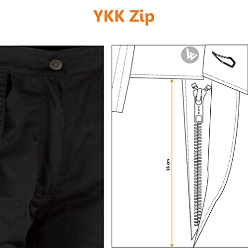 Thumbnail 6 de WrightFits Men Pro-11 Work Trousers Black – Heavy Duty Safety Cargo Pant