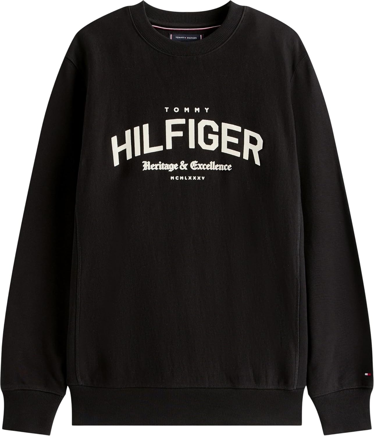 Thumbnail 4 de Tommy Hilfiger Men’s Regular Fit Arch Crew Neck Sweatshirt in regenerative cotton
