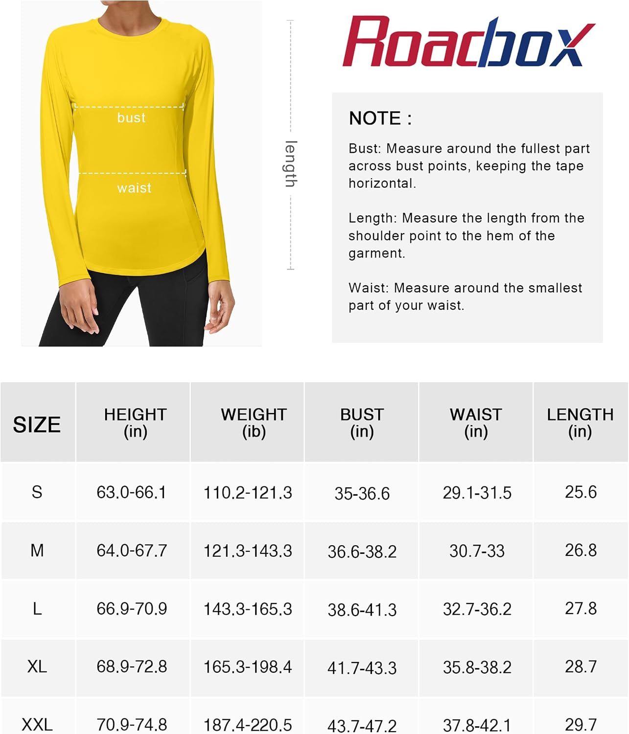 Detalle 2 de Roadbox Women's UPF 50+ Long-Sleeve Sun Shirt, Quick-Dry Fabric