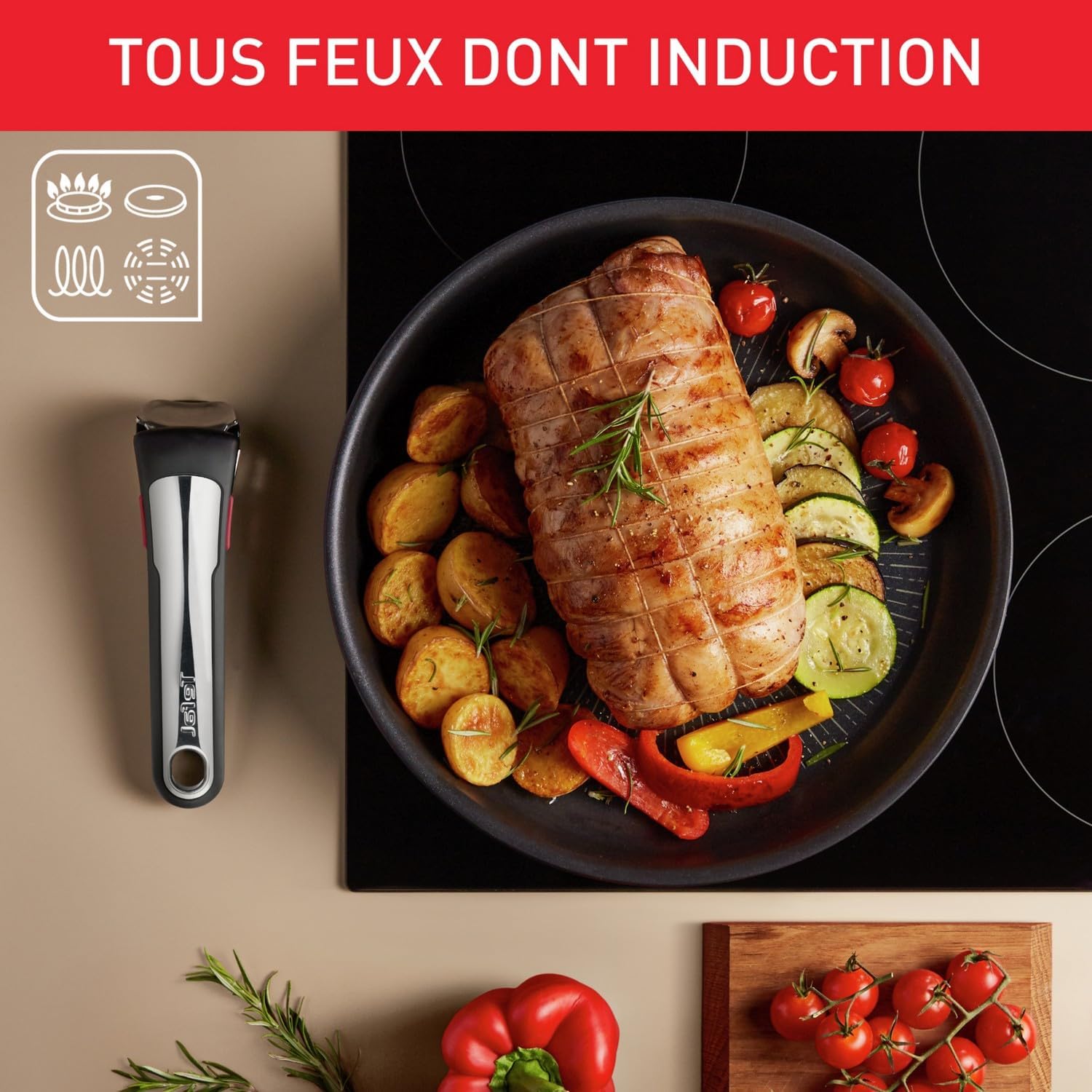Detalle de Tefal Ingenio 3 casseroles induction