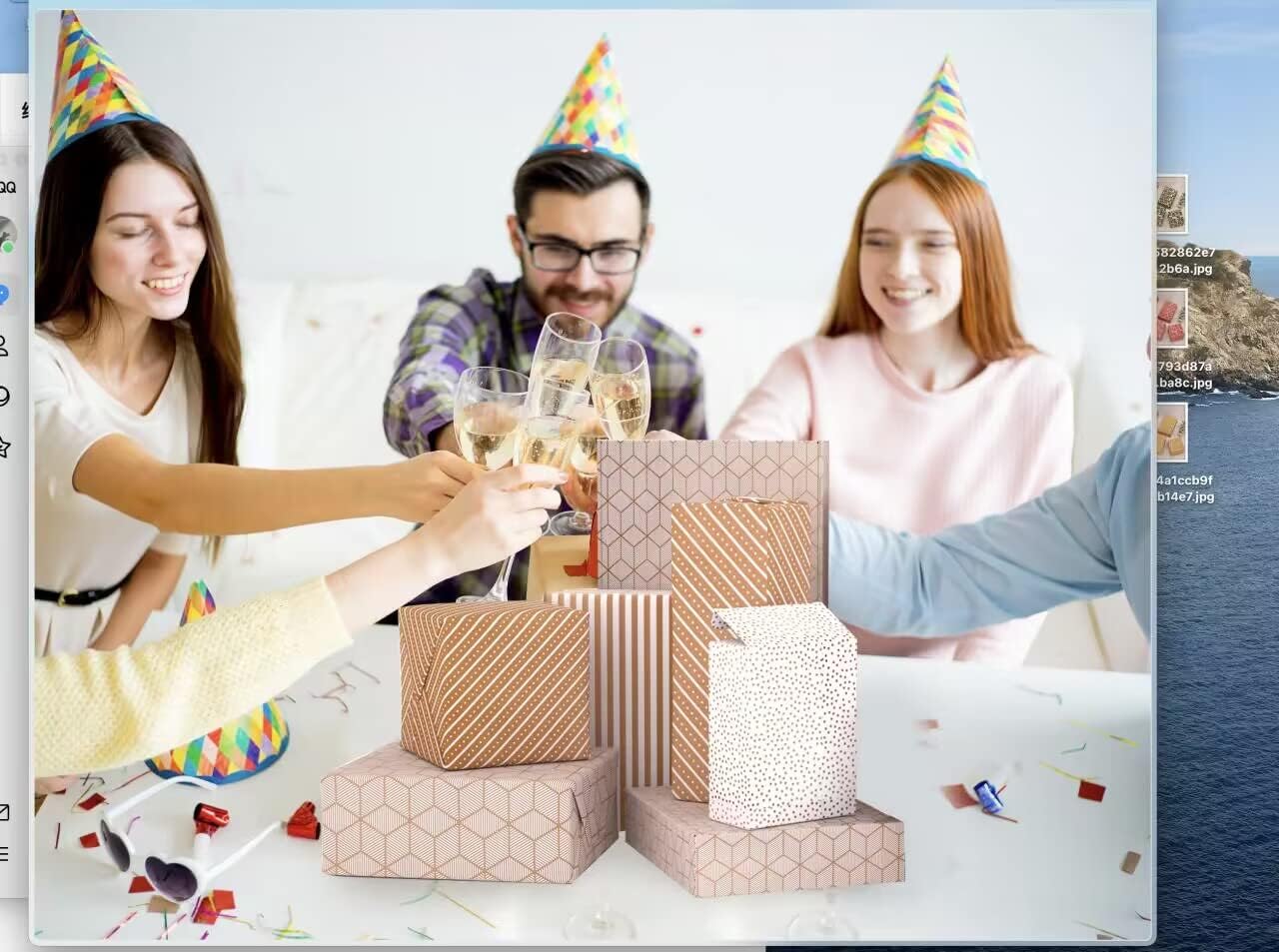 Thumbnail 6 de HBell Gold Wrapping Paper Roll – 4 Rolls of 44cm x 3m, Striped Dot Gold Gift Wrap for Occasions