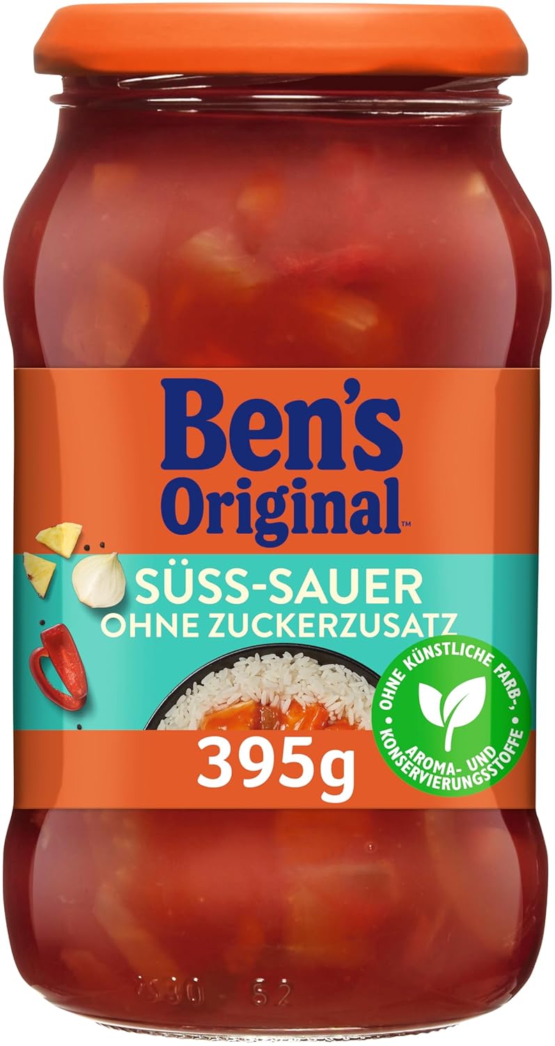 Thumbnail 2 de BEN’S ORIGINAL Sauce Süß-Sauer Ohne Zuckerzusatz – 6 Gläser (6 x 395 g)