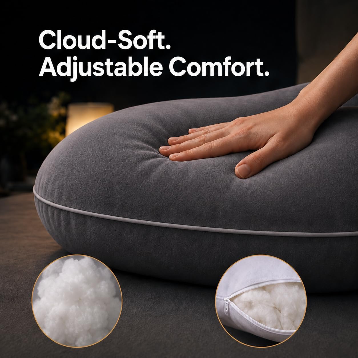 Thumbnail 5 de ALLOPERA Pregnancy Pillow 57 Inch
