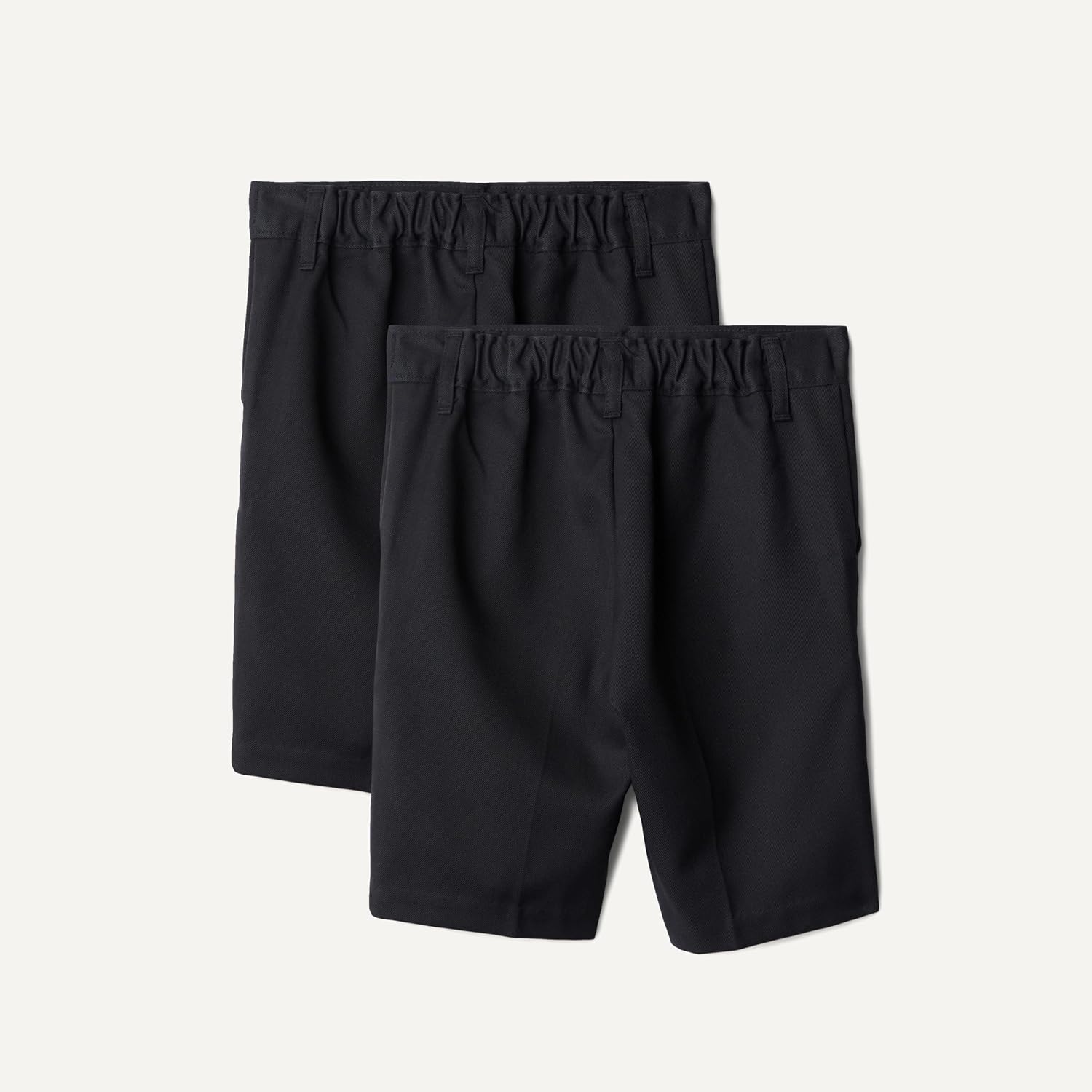Detalle de Amazon Essentials Boys' School Uniform Shorts (Pack of 2) – Black, 4–5 Years