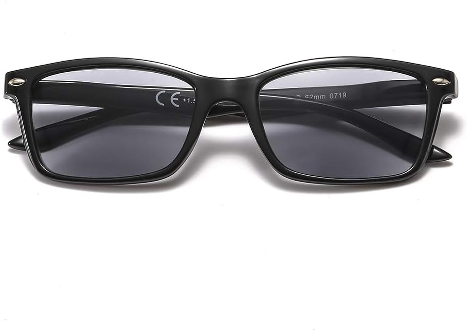 Detalle de Suertree Lesebrille Set (4 Stück) mit Federn-Scharnier – Lesehilfe für Damen & Herren, BM151TY 2.5x