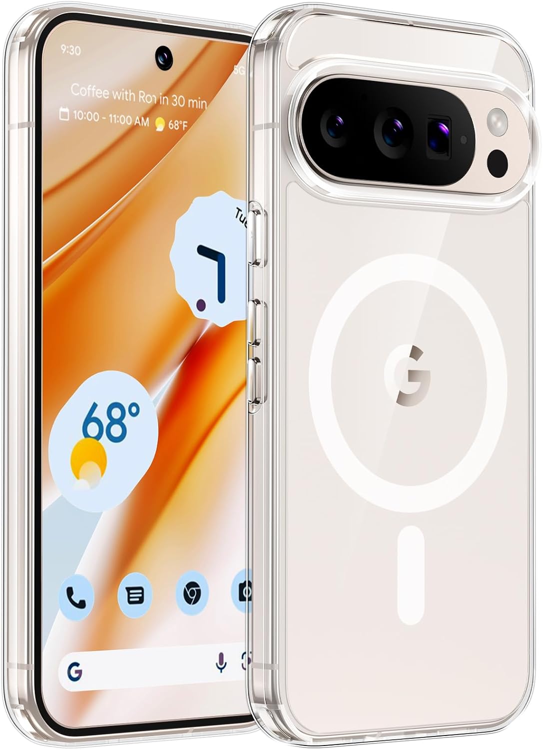 Detalle de TAURI Magnetic Pixel 10 Pro XL Case 0.04