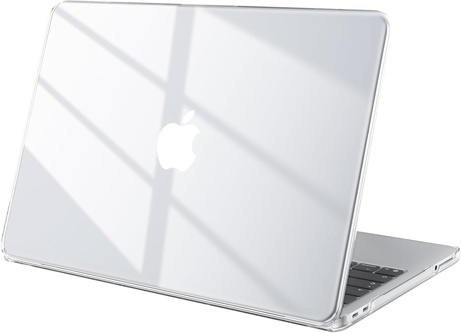 Detalle de eleger Crystal Clear hard shell case for MacBook Neo 13 inch (A18 Pro, 2026) with crystal-transparent protection