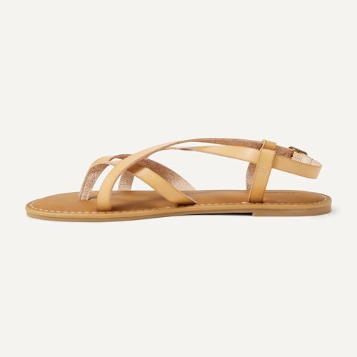 Thumbnail 2 de Amazon Essentials Women's Casual Strappy Sandal, Natural (4 UK)