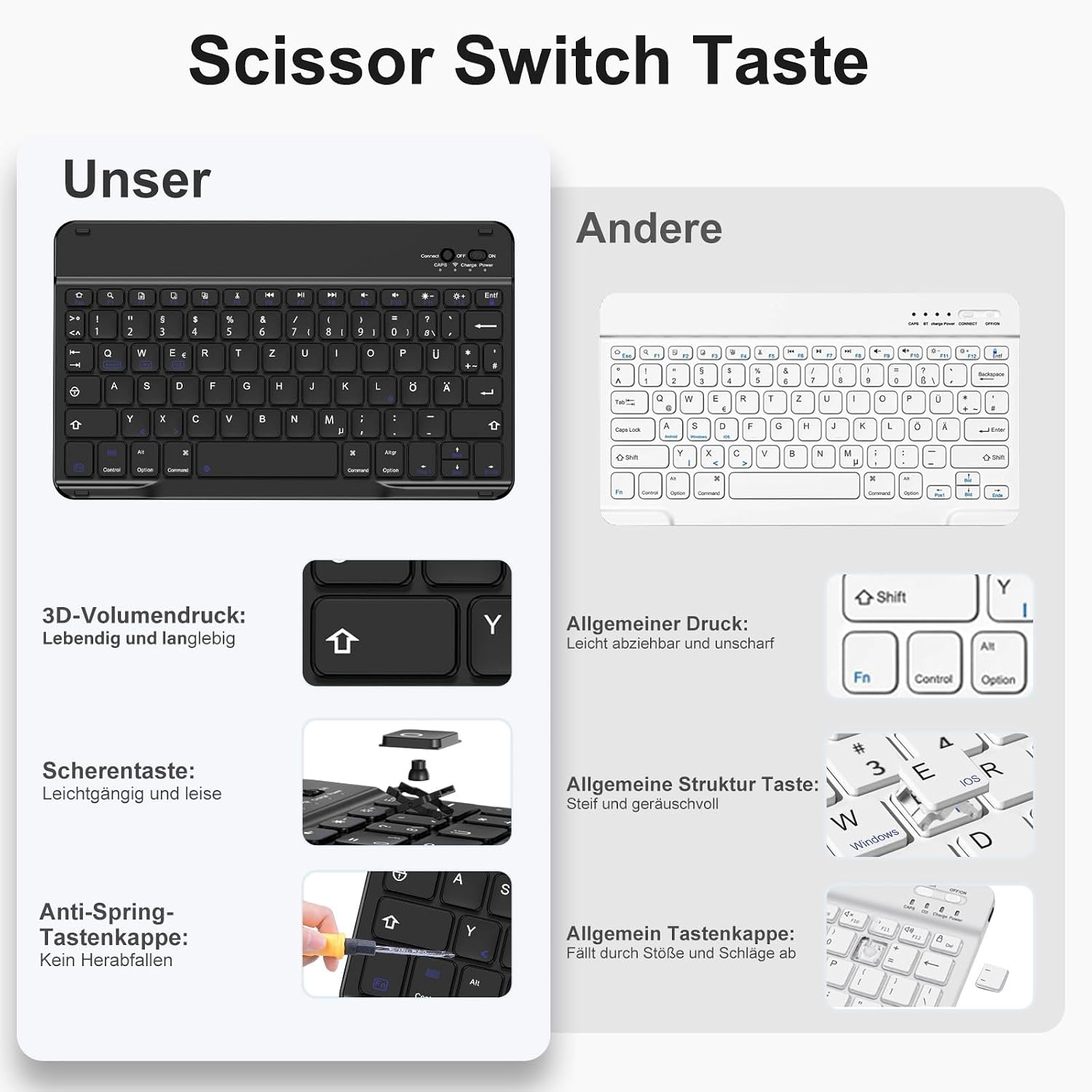 Thumbnail 2 de drivego Hülle mit Tastatur für iPad A16 11 Gen/10 Gen