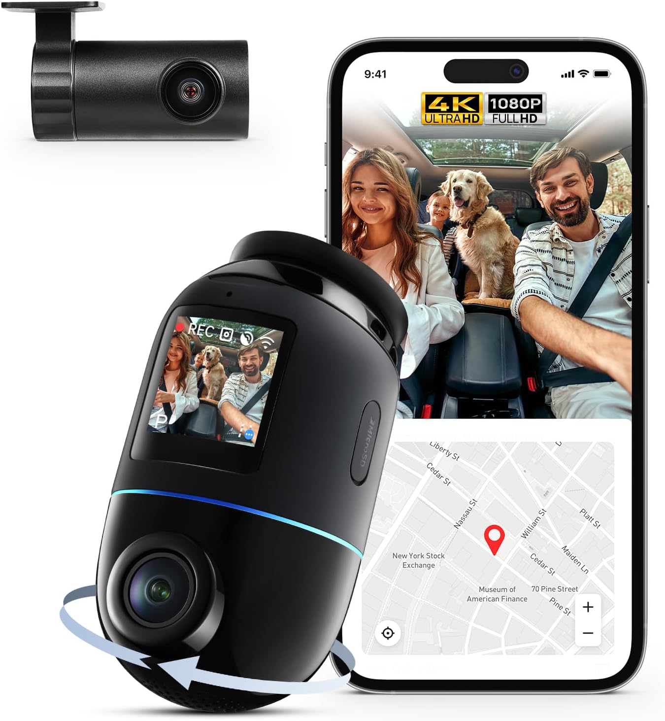 Detalle de 70mai Dash Cam 4K Omni 512GB