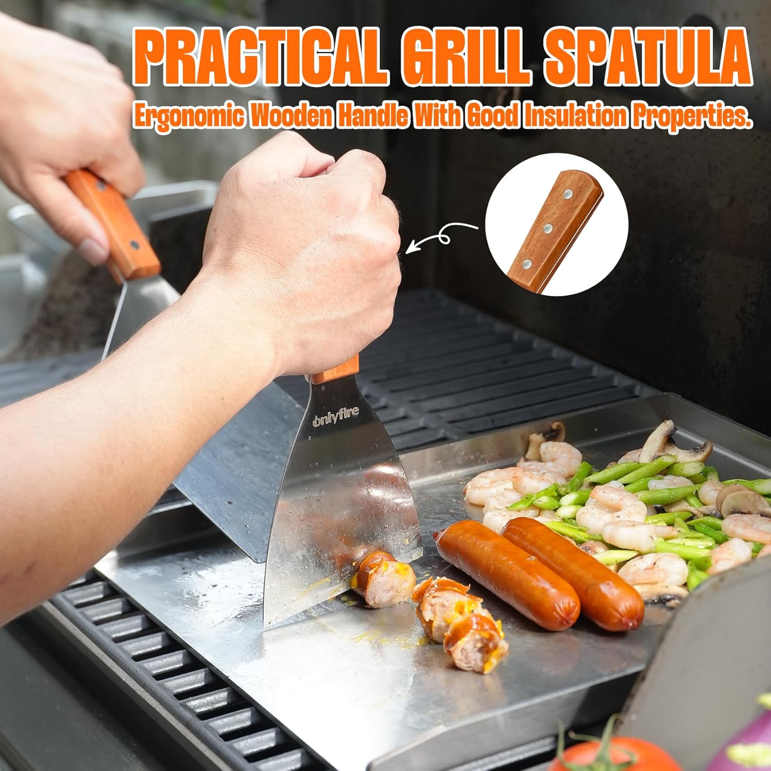 Thumbnail 3 de Onlyfire Piastra per Grill 40×30 cm