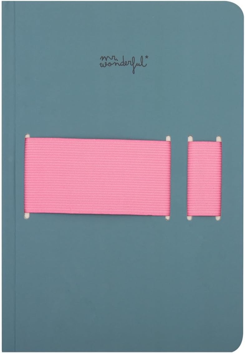 Detalle de Mr. Wonderful - Cahier A5 avec support pour téléphone portable – Only good notes