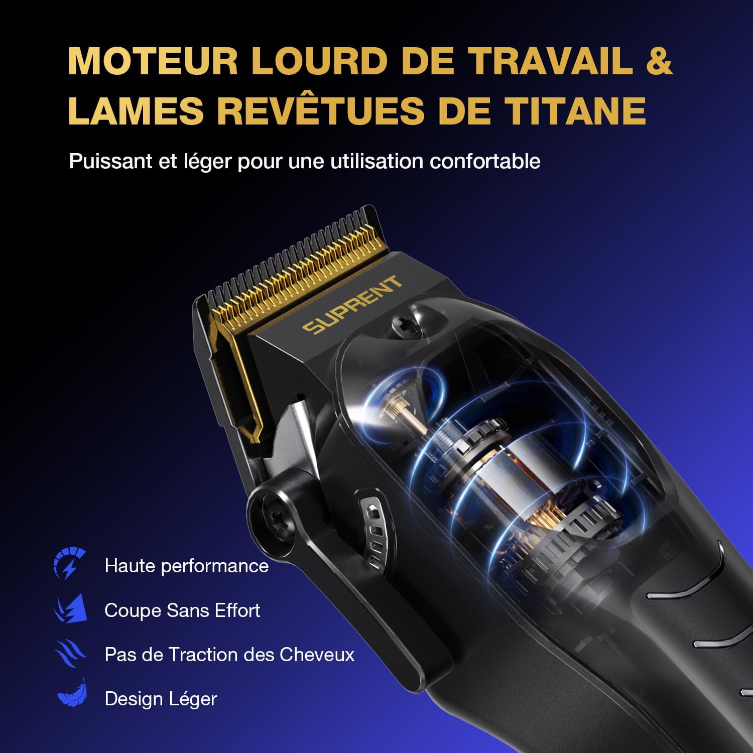 Detalle 2 de SUPRENT Tondeuse Cheveux 3 heures ✂