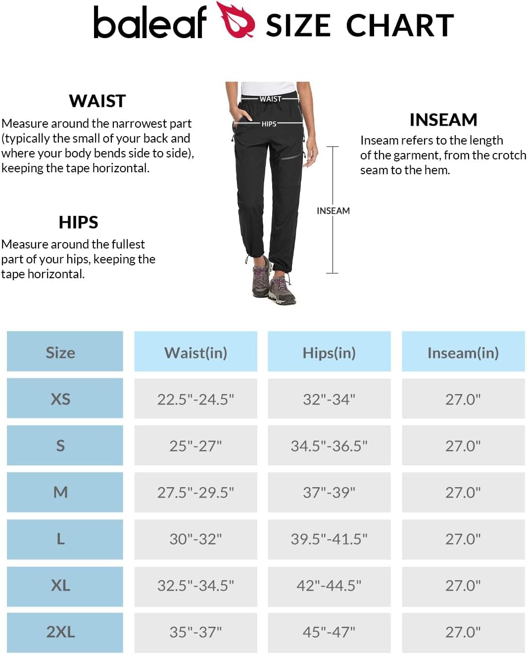 Thumbnail 6 de baleaf Hiking Cargo Trousers UPF 50+