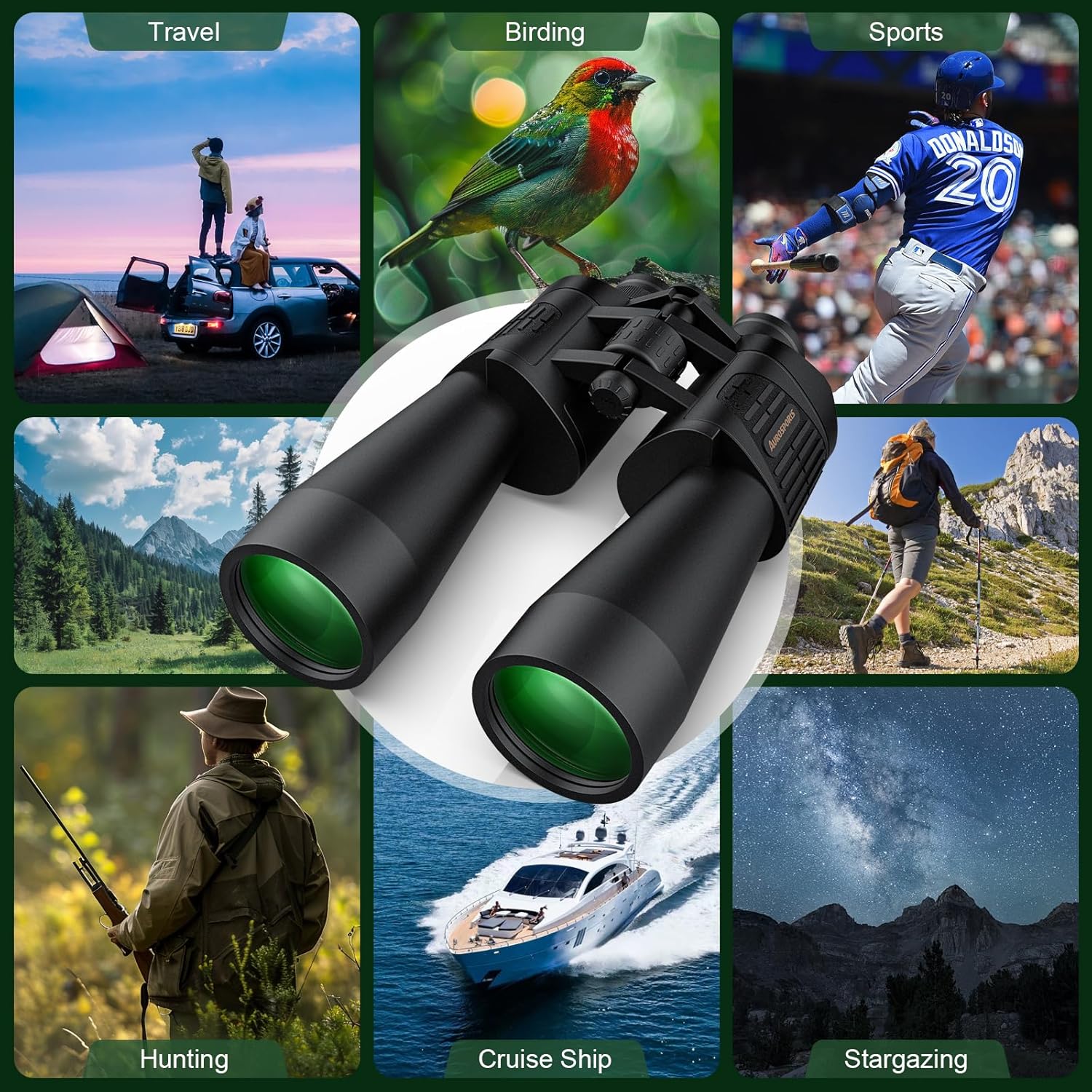 Thumbnail 6 de Aurosports 20x70 Binoculars for Bird Watching ðŸ”