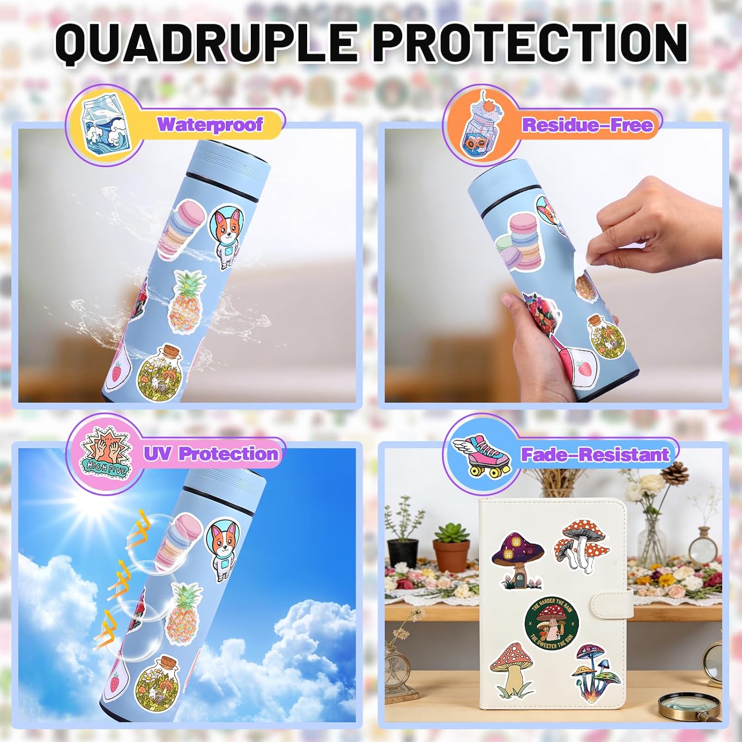 Thumbnail 3 de Arme 600 Stickers Pack for Decor 🎨