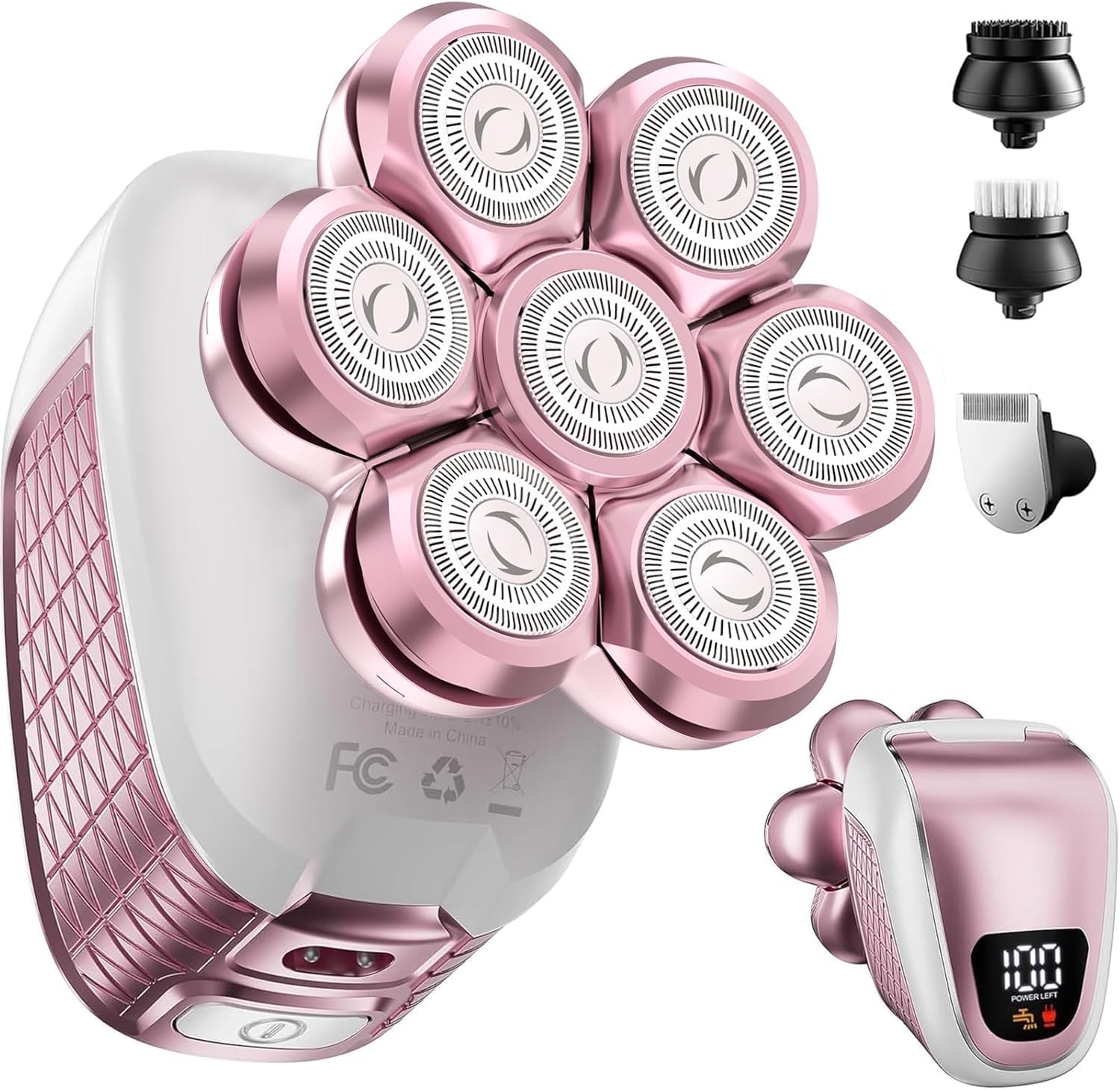 Detalle de 60% Off 5-in-1 Electric Razors for Women Legs with 7D Head and IPX6 Waterproofing
