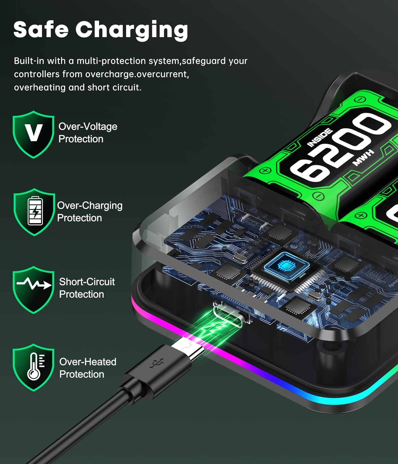 Thumbnail 6 de HEYLICOOL Rechargeable Battery Pack 6200mWh