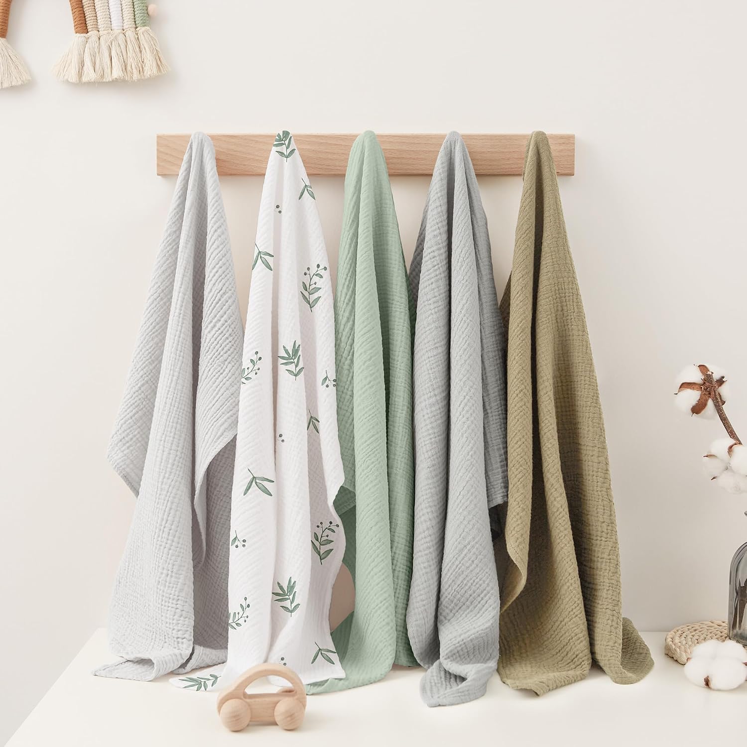 Thumbnail 5 de Susurration Muslin Cloths 60x60cm 8 Pack