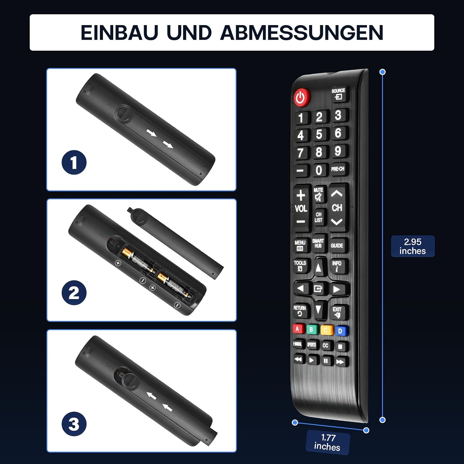Thumbnail 6 de MAGIC SEAL Universal-Fernbedienung für Samsung