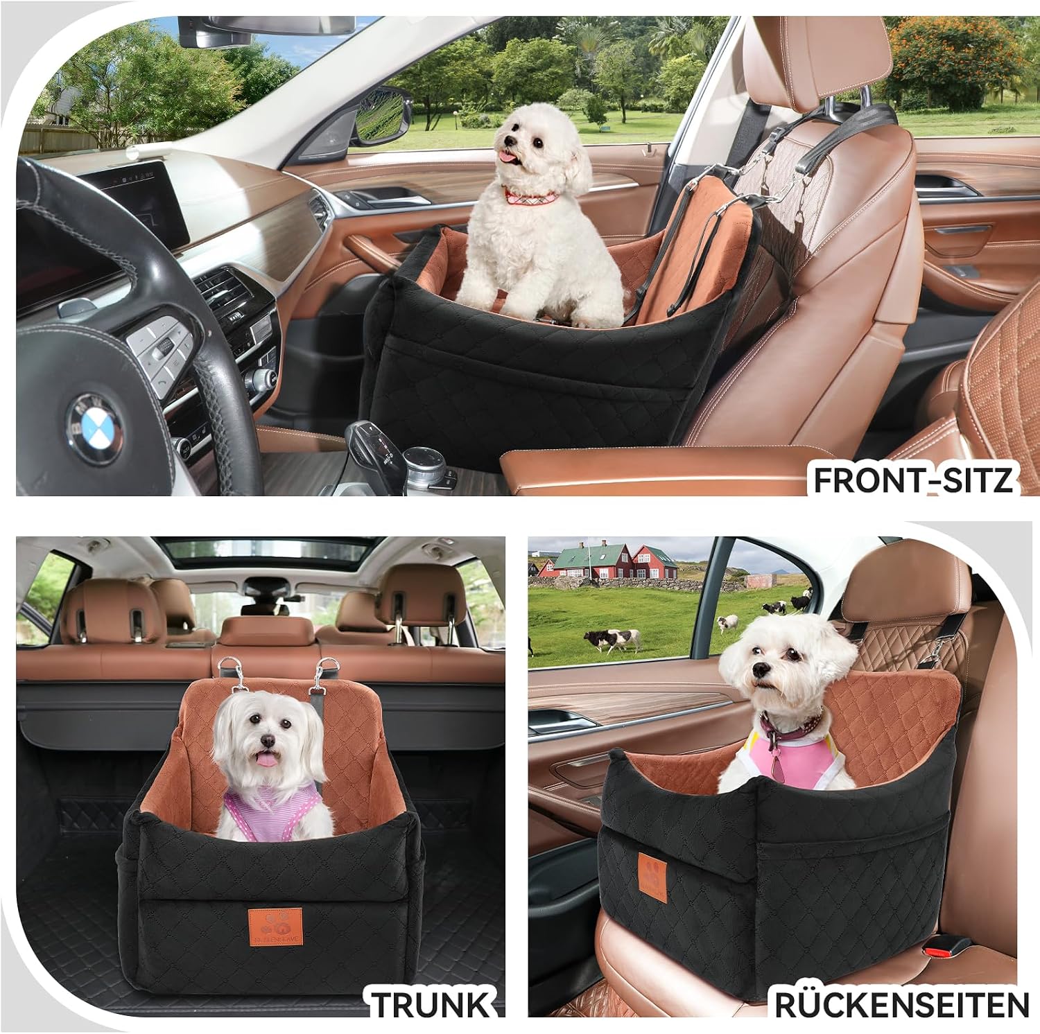 Detalle 2 de GL GLENSLAVE Hunde-Autositz 35 Pfund