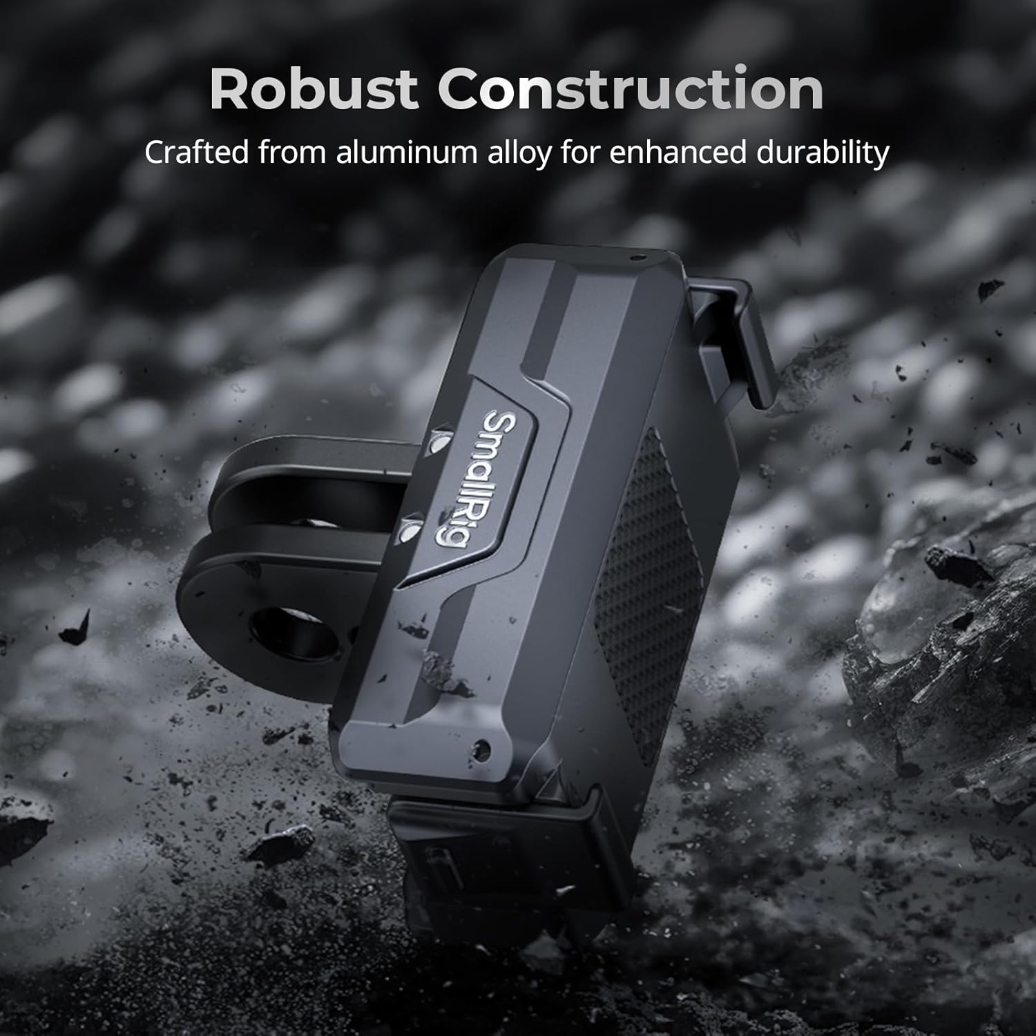Thumbnail 6 de SMALLRIG 3662 : support adaptateur magnétique pour DJI Osmo Action 4/3 avec connecteur pliable et filetage 1/4