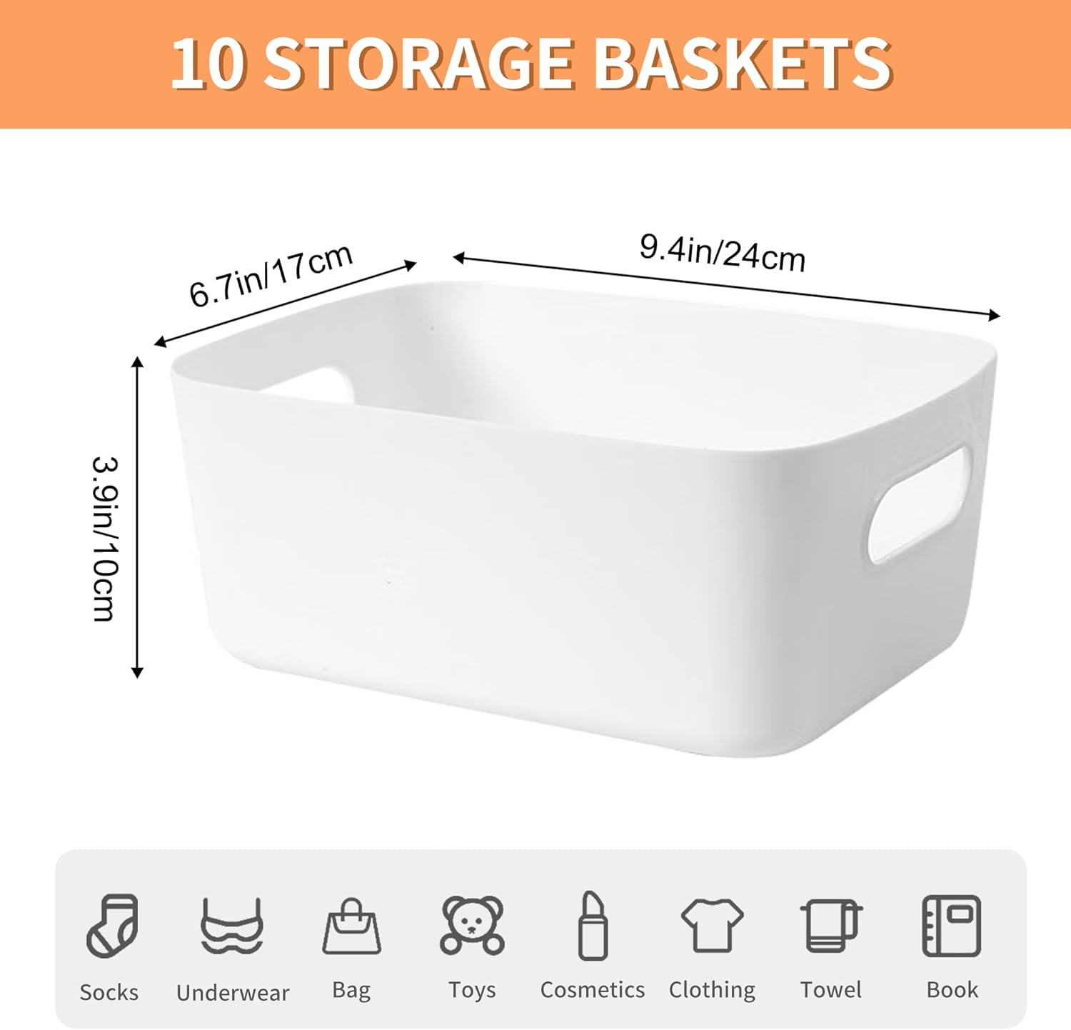 Thumbnail 1 de LYLIDIA 10 Stück Aufbewahrungsbox 25 cm