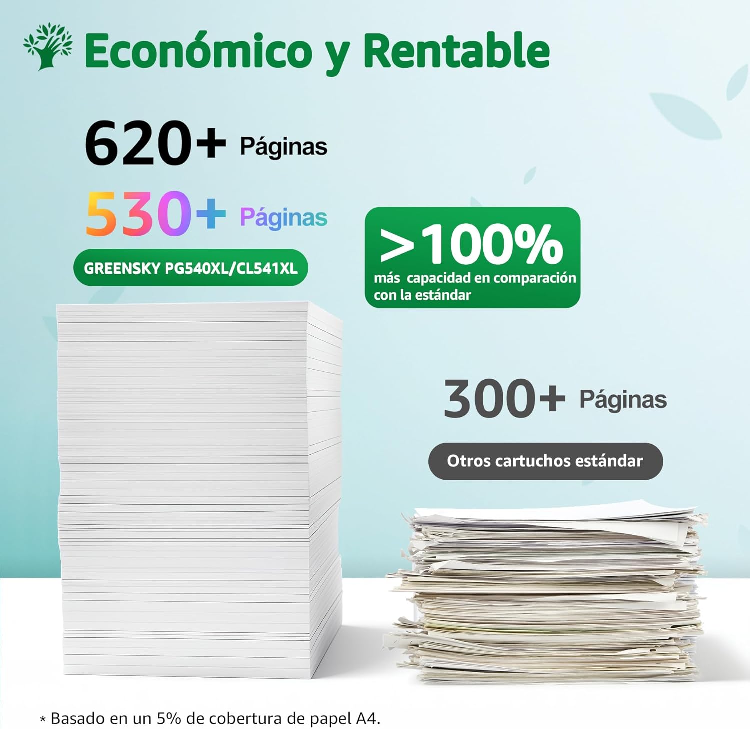 Thumbnail 3 de GREENSKY Cartuchos Tinta 540/541 XL para Canon PIXMA 📄