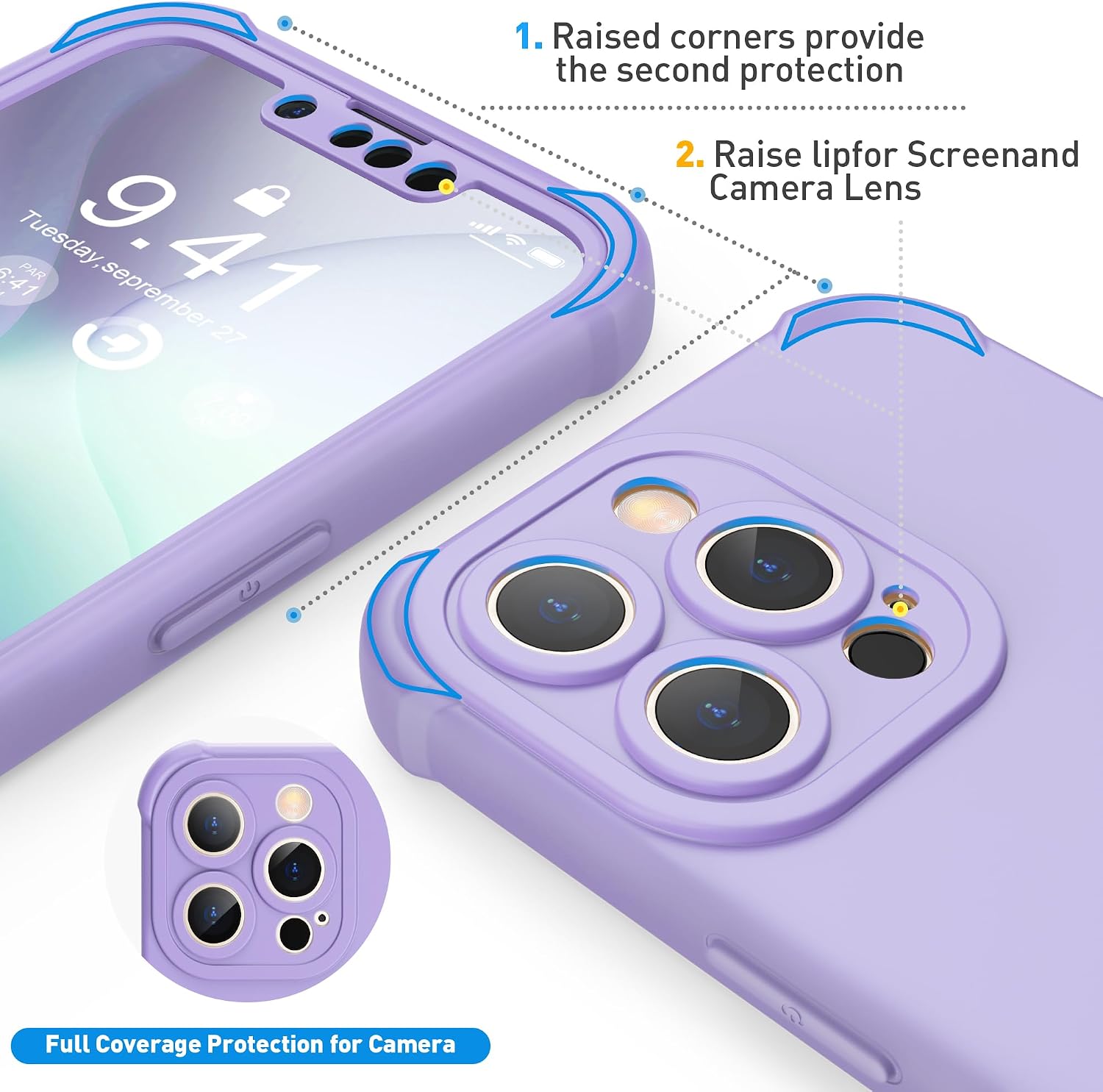 Detalle 2 de ORETECH iPhone 13 Pro Max Case Lilac