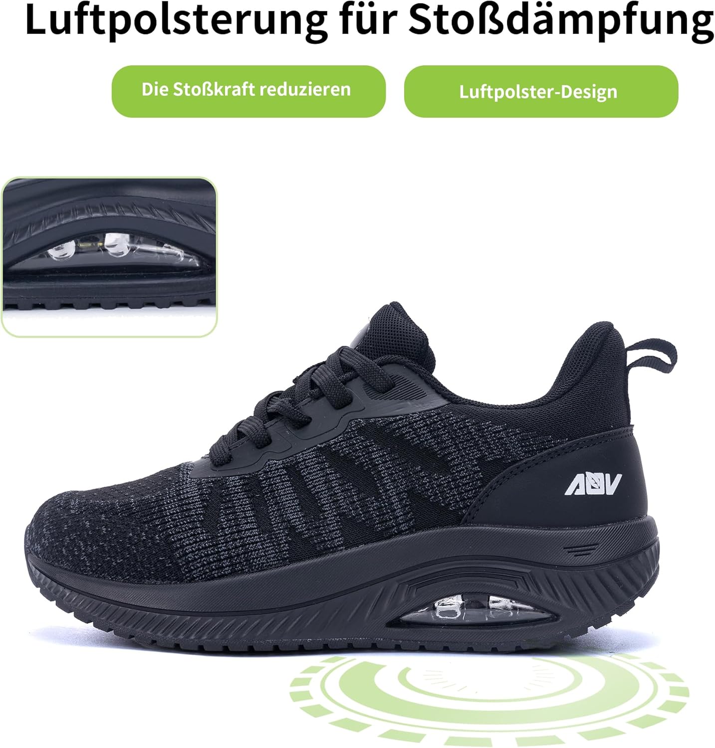 Thumbnail 2 de Quseek orthopädische Damenschuhe mit Arch-Support – Walkingschuhe gegen Plantarfasziitis und Plattfüße (EU35.5–42.5)