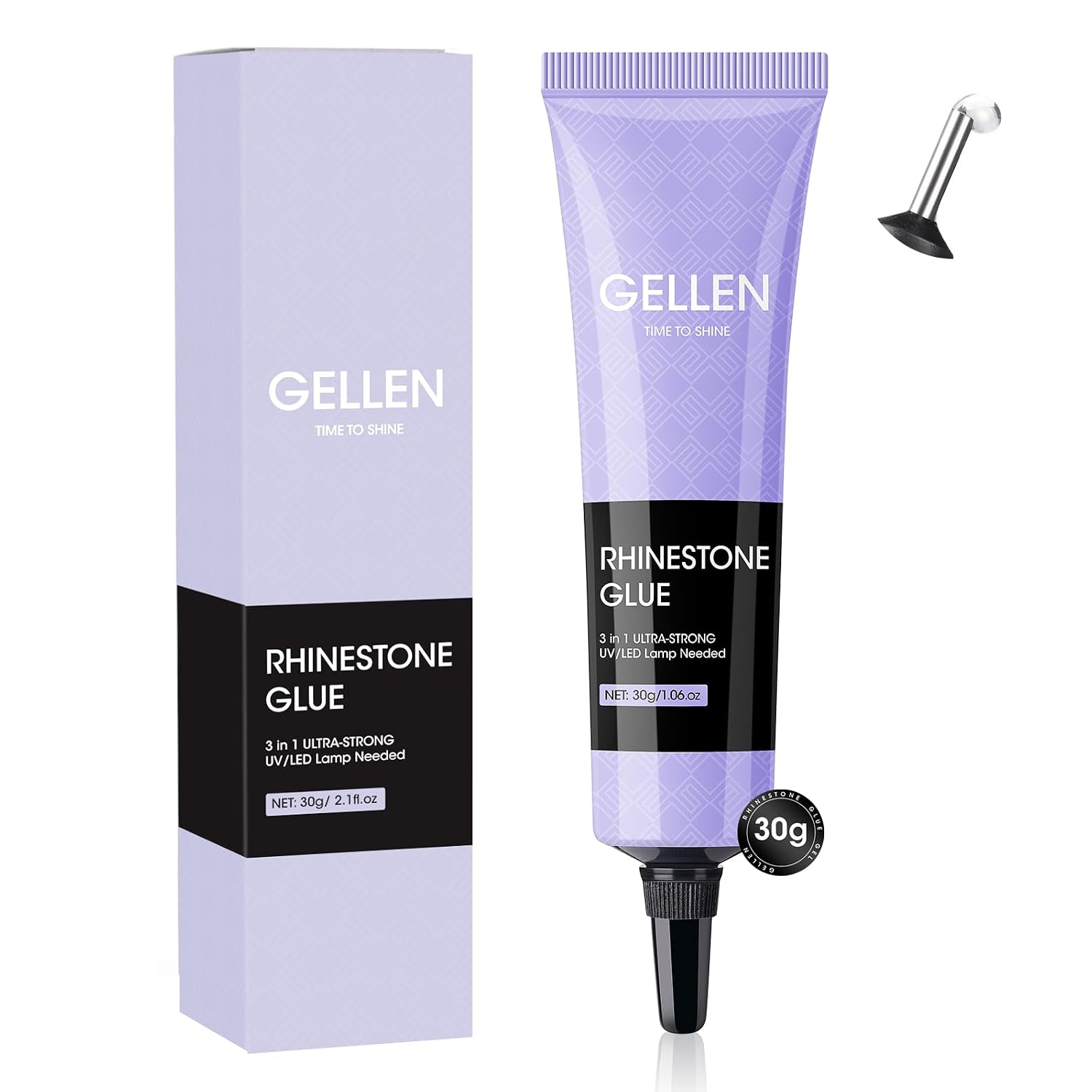 Detalle de GELLEN Nail Rhinestone Glue 30g