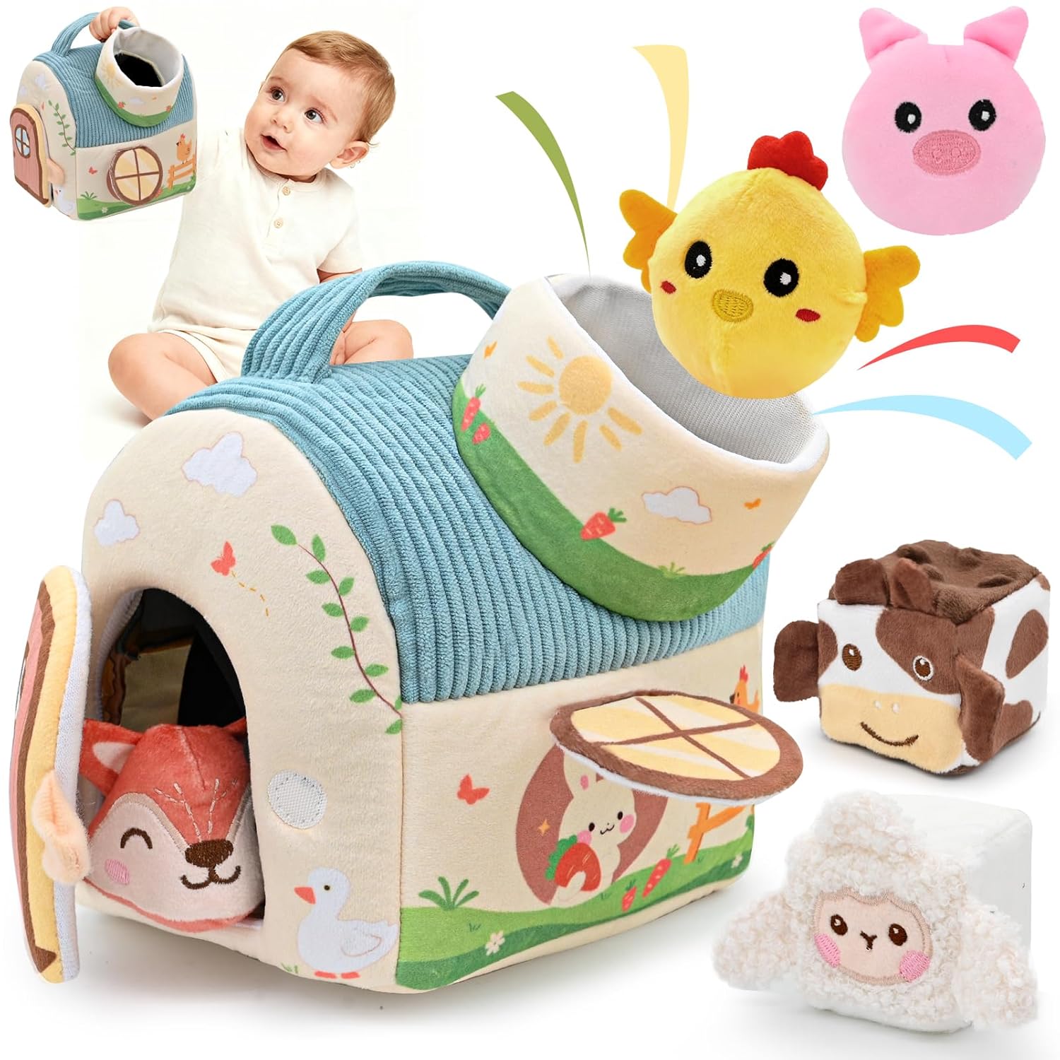 Detalle de Montessori 7‑in‑1 Spielzeug für Babys