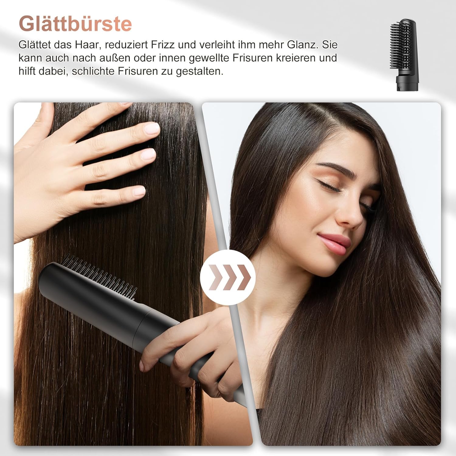 Thumbnail 6 de 6‑in‑1 Airstyler Profi Warmluftbürste 110000 U/Min 💇♀