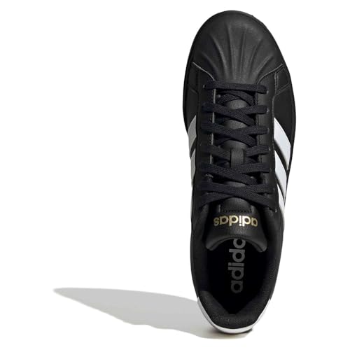 Detalle de adidas Uomo Streettalk Shoes – Core Black/Ftwr White/Matte Gold, 40 2/3 EU