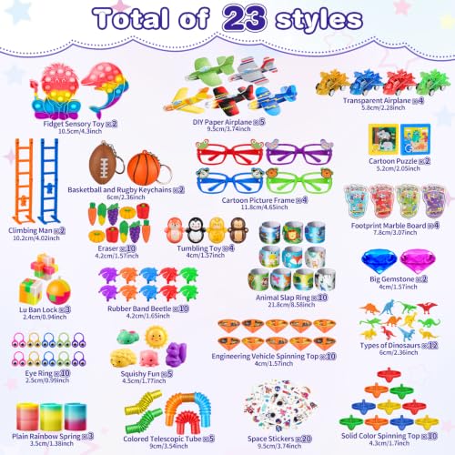 Thumbnail 1 de AmyBenton 139 Piezas para Bolsas de Fiesta y Piñatas – Rellenos infantiles seguros y prácticos