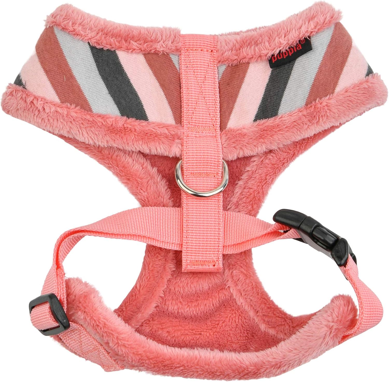 Detalle 2 de Puppia Bryson Harness A – szelki dla małego psa, Indian Pink, rozmiar S
