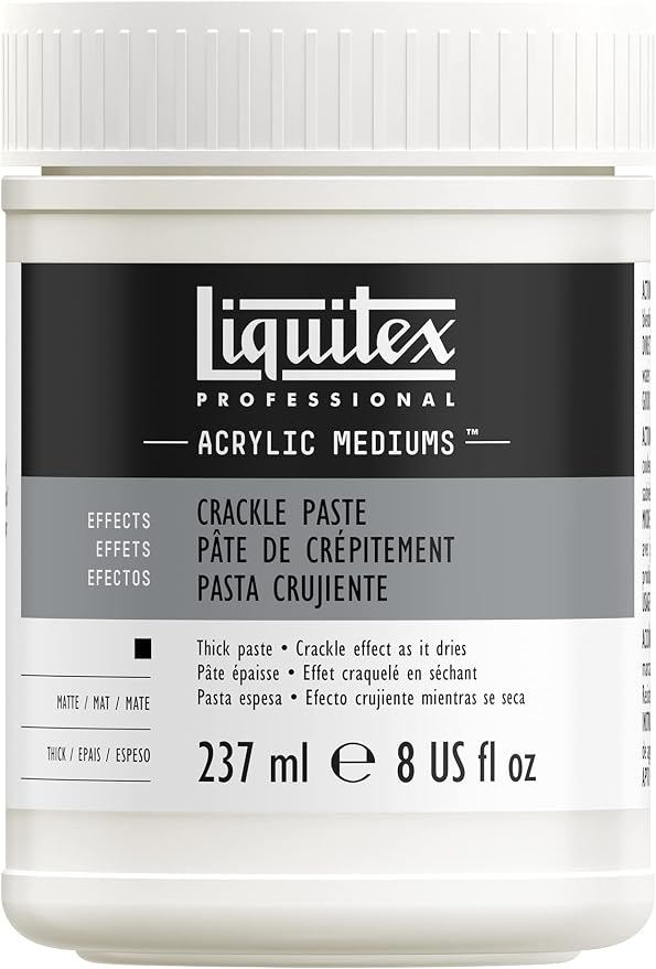 Detalle de Liquitex Pasta Craquelar Blanco 237ml 🎨