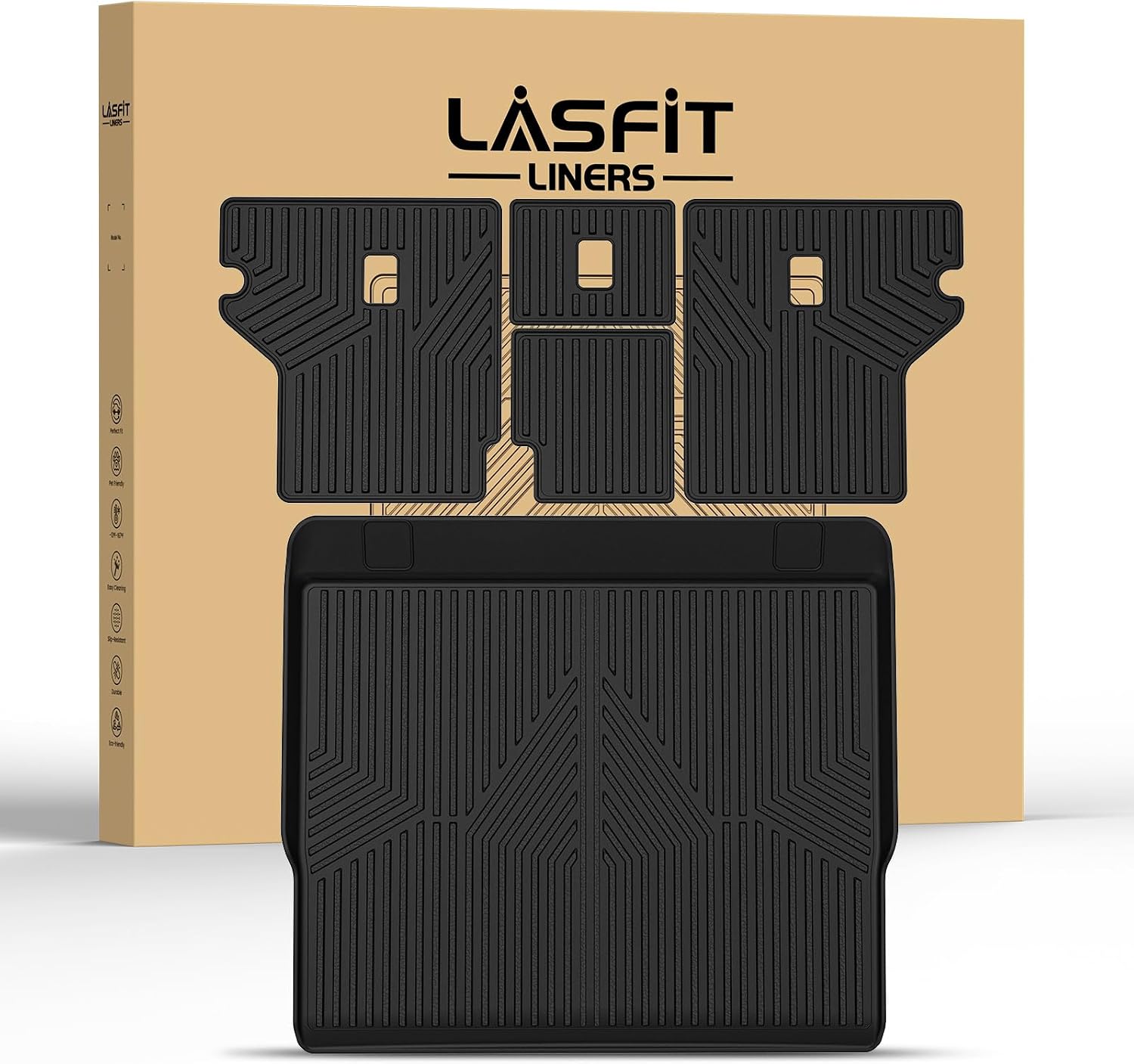 Detalle de LASFIT Cargo Mat for Toyota 4Runner 2010–2024