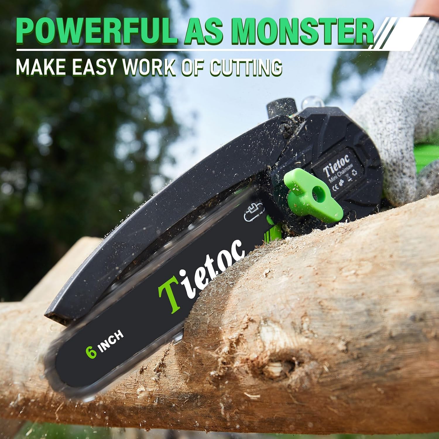Detalle 2 de Tietoc Mini Chainsaw 6-Inch