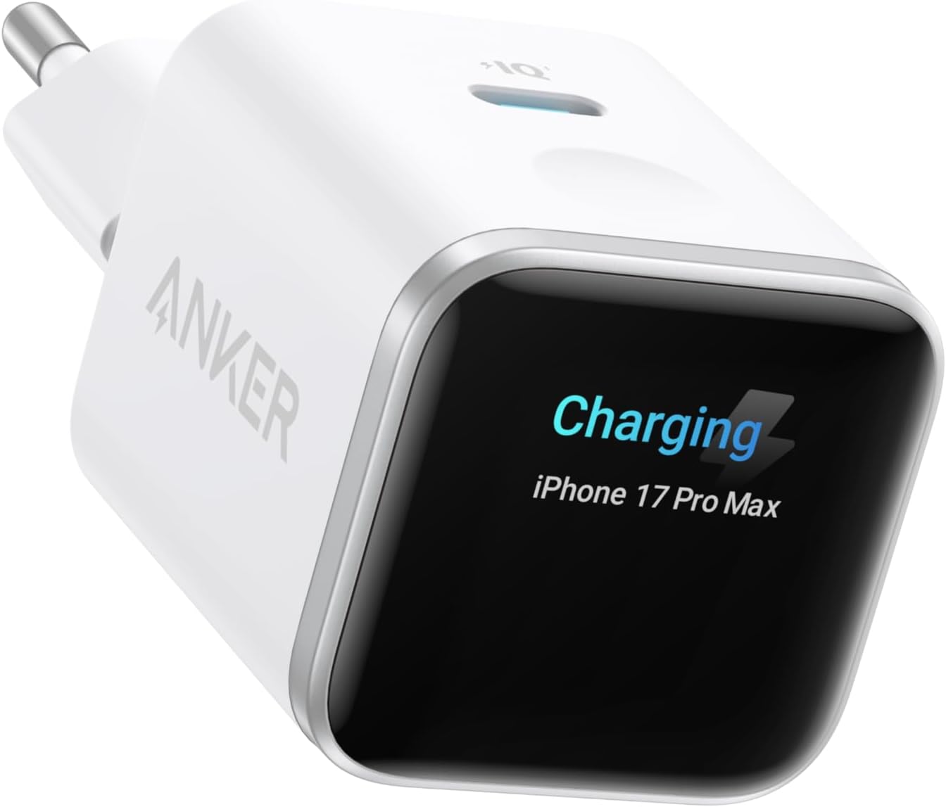 Thumbnail 6 de Anker Nano Cargador USB-C inteligente 45W con reconocimiento para iPhone y pantalla rotatoria