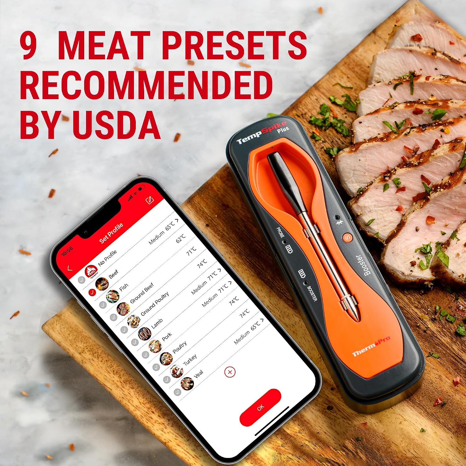 Thumbnail 5 de ThermoPro TempSpike Plus termometro carne Bluetooth