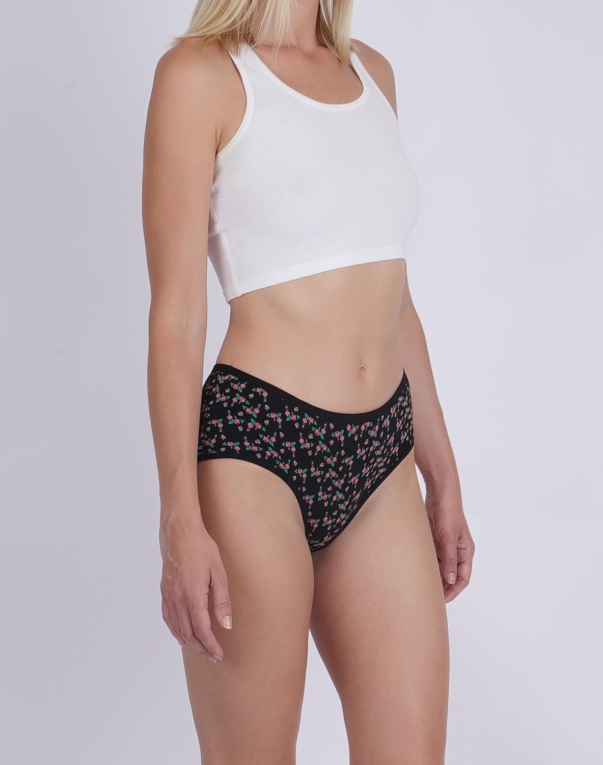 Detalle de INNERSY Damen Hipster-Unterhosen aus Baumwolle im 6er-Pack – atmungsaktiv, bequem & ohne kratzende Etiketten