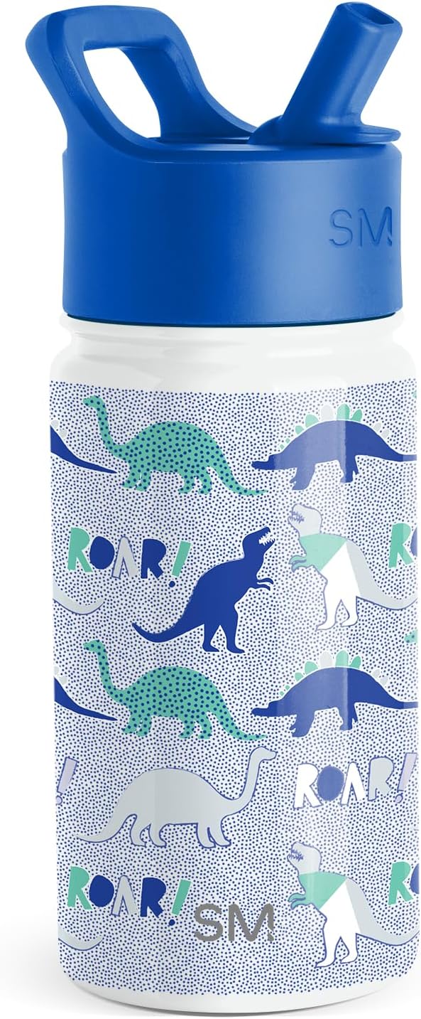 Detalle de Simple Modern Summit Botella de Agua para Niños 415ml 🦖