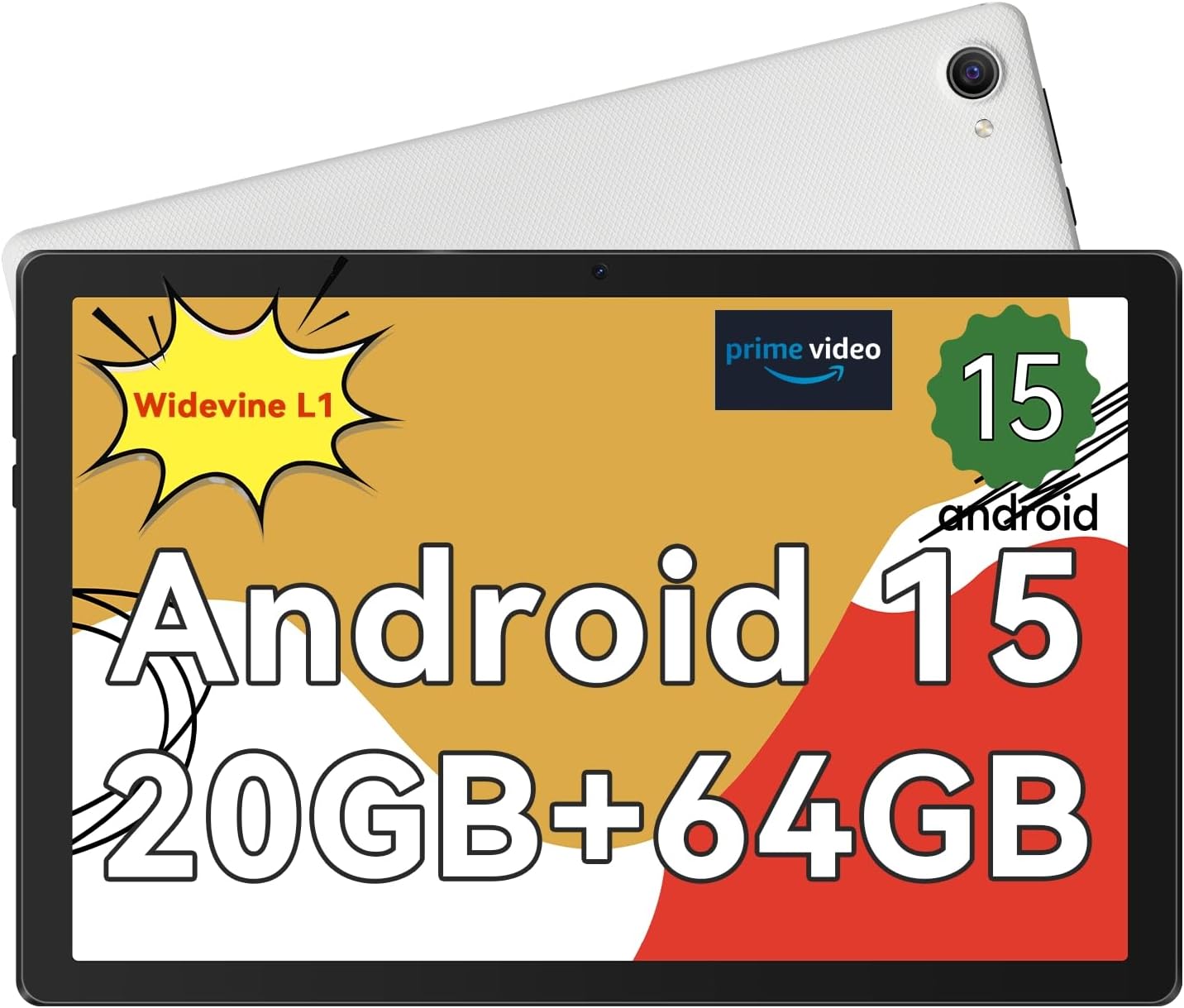 Thumbnail 6 de Gleeso Tablet 10 inch with Android 15 and Octa-Core Performance