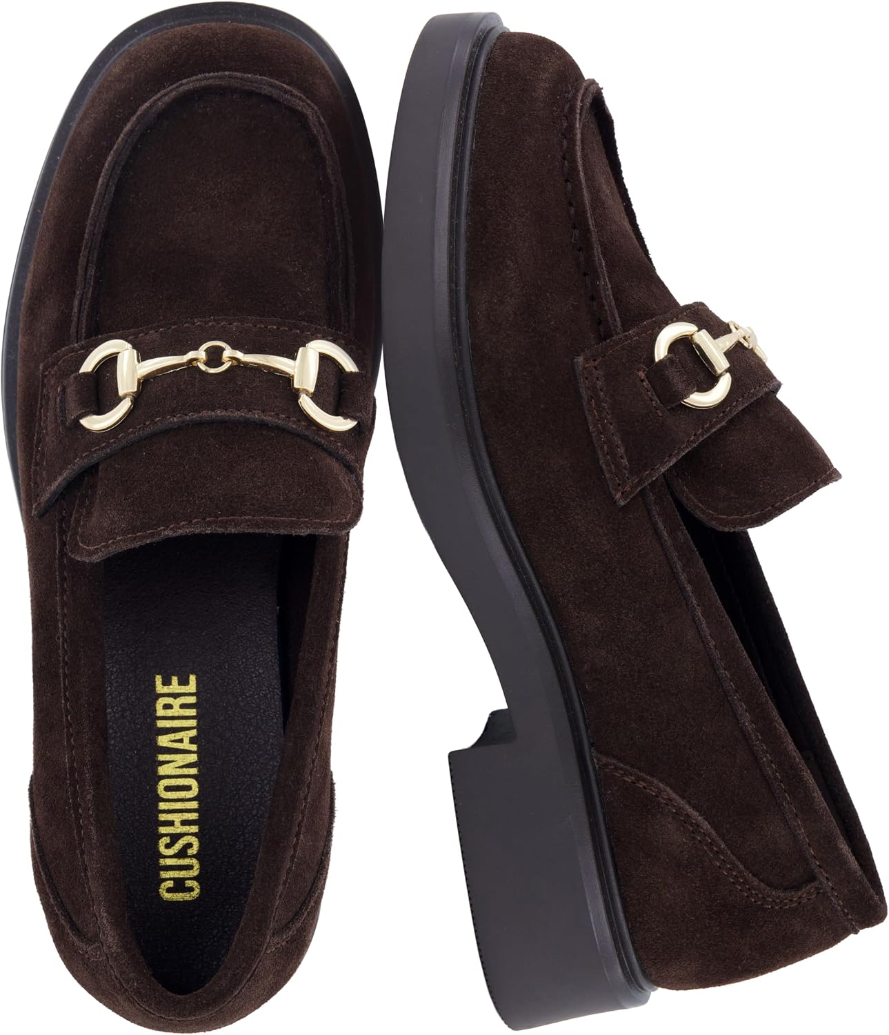 Detalle de CUSHIONAIRE Women's Loafers in Genuine Leather