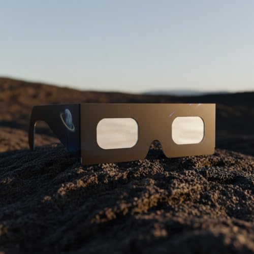 Detalle 2 de Gafas Eclipse Solar Homologadas Absolute Eclipse ISO 12312-2 CE EPI | Pack 6