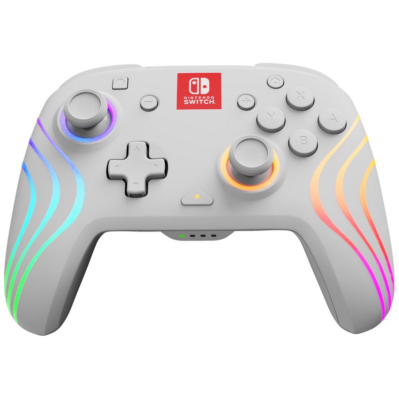 Thumbnail 3 de PDP Afterglow Wave: Mando Inalámbrico Blanco para Nintendo Switch/OLED