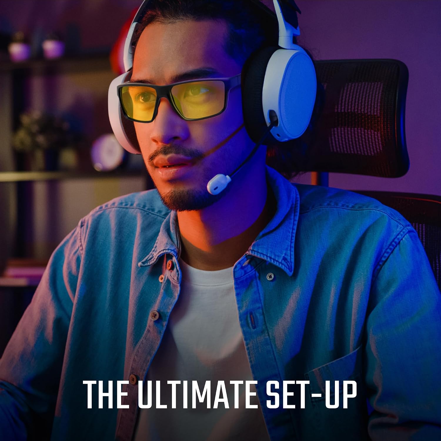Detalle de Titan Gaming Glasses: Anti Blue Light Glasses for Men with UV400 Protection