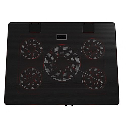 Thumbnail 6 de Mars Gaming MNBC2: base refrigeradora para PC portátil con 5 ventiladores y LED roja