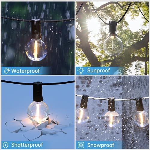 Thumbnail 6 de SON4SUN Guirlande lumineuse extérieure 10 m | 28 LED G40, IP44, connectable